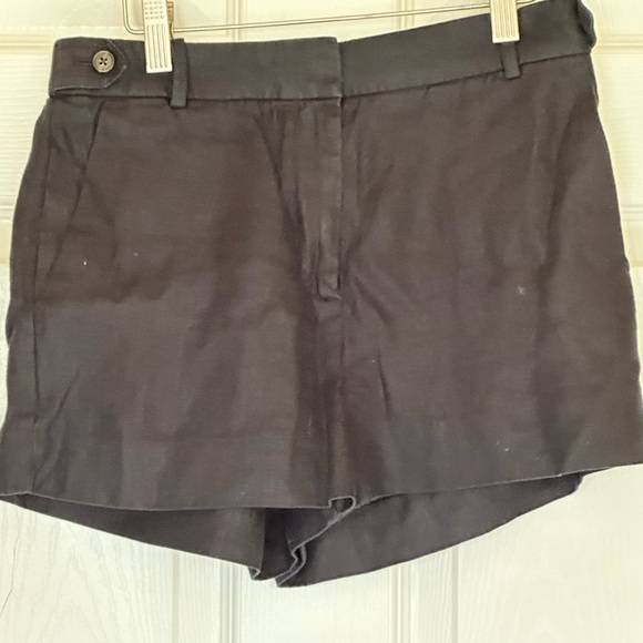 JCrew Navy Linen Shorts - Picture 2 of 7